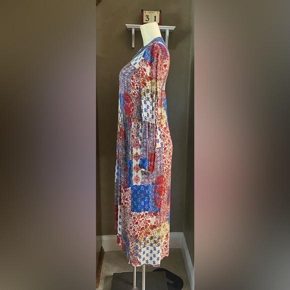 ZARA Trafaluc collection Floral Cottage Core Boho Prairie Midi Dress - Picture 13 of 14